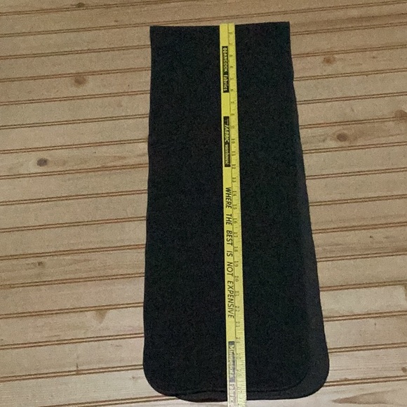 Lands End Gray Grey Two Tone Fleece Unisex Scarf - Picture 6 of 6